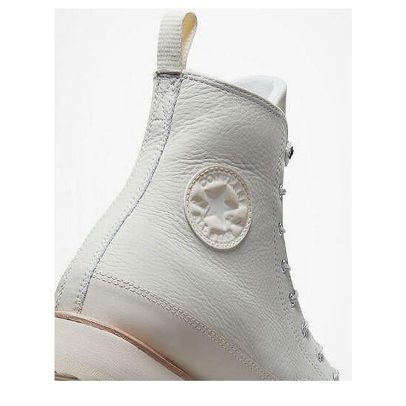 Converse Chuck Taylor Crafted Leather Terrain Boot in Egret 173212C 9.5 - Picture 4 of 10